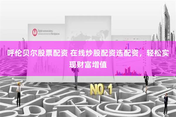 呼伦贝尔股票配资 在线炒股配资选配资，轻松实现财富增值